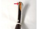 Old wooden cane pommel carved antique duck exotic bird toucan XXth