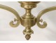 Bronze dragons gothic chandelier billiard Viollet-le-Duc Napoleon III XIXth