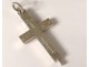 Cross reliquary cross pendant silver crown Christ Minerva XIX