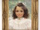 HST child portrait girl communion table crosses Jacques twentieth Madiol