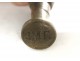 Bronze stamp seal JMF I&#39;ll Four ancient seal First Empire XIX century