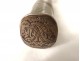 Silver metal wax seal pouch seal armorial crest helmet Marquis XVIII