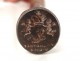 English wax seal Steel Case Friendship Love cherubs crown seal 18th