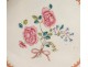 Hollow plate porcelain pink flowers India Company eighteenth century family