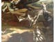 Pair HST scenes wolf hunting boar dogs French School Eighteenth