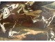Pair HST scenes wolf hunting boar dogs French School Eighteenth
