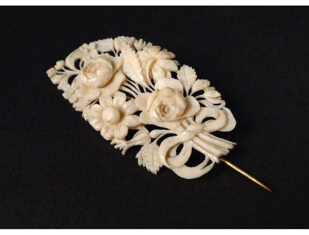 Ivory brooch sales