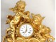 Trim pendulum fireplace candelabra bronze putti Amours Napoleon III 19th