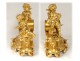 Trim pendulum fireplace candelabra bronze putti Amours Napoleon III 19th