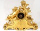 Trim pendulum fireplace candelabra bronze putti Amours Napoleon III 19th