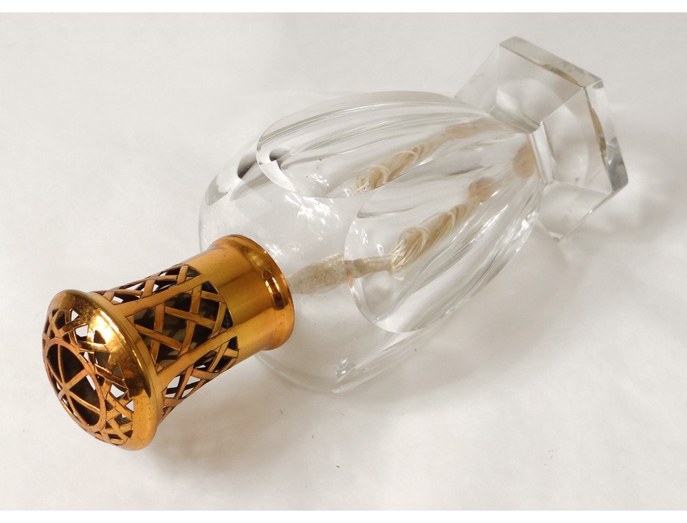 LAMPE BERGER PARIS Ancienne Cristal Rose, Baccarat ou Saint-Louis