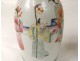Pair of Chinese porcelain vases mandarins characters nineteenth century China