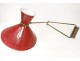 Gallows Lamp Diabolo René Mathieu Lunel sheet brass stars twentieth design