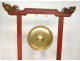 Gong polychrome carved dragons Chinese Temple copper eighteenth China