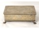 Box writing metal bronze brass flower box seventeenth century Italy