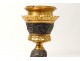 Pair candlesticks bronze bust ancient woman NapIII nineteenth column Barbedienne