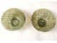 Pair of small jade bowls China nephritis nineteenth century