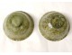 Pair of small jade bowls China nephritis nineteenth century