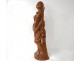 Wood carving statue St. Lucia palm eighteenth century church martyrdom