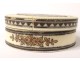 Round box pearl flower romantic music instruments XIX Restoration