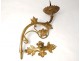 Sconces applies picnic candle gilt bronze Napoleon III nineteenth vine