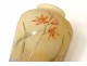 Small glass paste vase Daum Nancy Flowers Wallflowers Art Nouveau XIXth