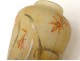Small glass paste vase Daum Nancy Flowers Wallflowers Art Nouveau XIXth