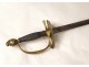 Epée sabre officier Johann Schimmelbusch Solingen Empire Consulat 18è-19è