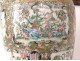 Pair of Chinese porcelain vases Canton characters butterflies nineteenth birds