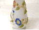 white opaline vase flowers foliage gilding nineteenth century Napoleon III