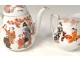 Tea Service 8 pieces porcelain tea cups Kutani Japanese geishas nineteenth