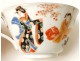 Tea Service 8 pieces porcelain tea cups Kutani Japanese geishas nineteenth