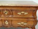 Louis XV commode pan Provencal cherry carved marble eighteenth century