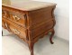 Louis XV commode pan Provencal cherry carved marble eighteenth century