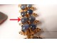 Bracelet bijou or massif 18 carats saphirs bleus 39,93gr gold XXème siècle