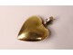 Heart pendant jewelry marcasite silver vermeil amethyst twentieth century