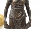 bronze candlesticks pair woman antique candlesticks Empire caryatids nineteenth