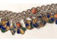 Parure frontale collier Kabyle argent émaux Maghreb Algérie berbère XXème