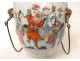 Coffee pot bath Chinese porcelain signed characters Daoguang nineteenth