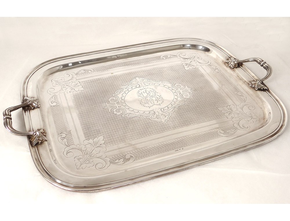 ANCIEN PLATEAU EN métal argenté orfèvre AG EUR 30,00