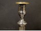Candlestick silvered bronze Louis XVI 18th