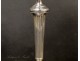 Candlestick silvered bronze Louis XVI 18th