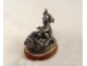 Initial stamp miniature soldiers seal silver chatelaine nineteenth century CE