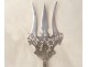 Covered fish gothic silver punch neck brace monogram late nineteenth