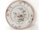 porcelain dish India Company Famille Rose flowers eighteenth century