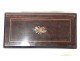 Box painted wood inlay 3 tunes music scene Napoleon III nineteenth