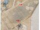 4 rolls Japanese paintings on silk flowers birds Japan signed nineteenth