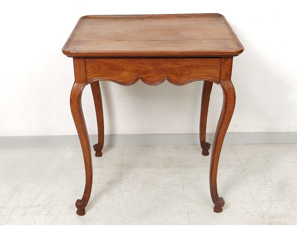 Bureau En Merisier : Bureau merisier massif style louis xv bois matériau bois