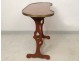 Coffee table kidney rosewood marquetry amaranth brass nineteenth century