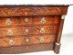 Empire mahogany dresser Cuba flamed marble columns gilded bronze XIXth century